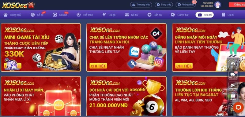 Tải game nổ hũ đổi thưởng Xoso66 tại trang chủ chính thức của nhà cái Xoso66